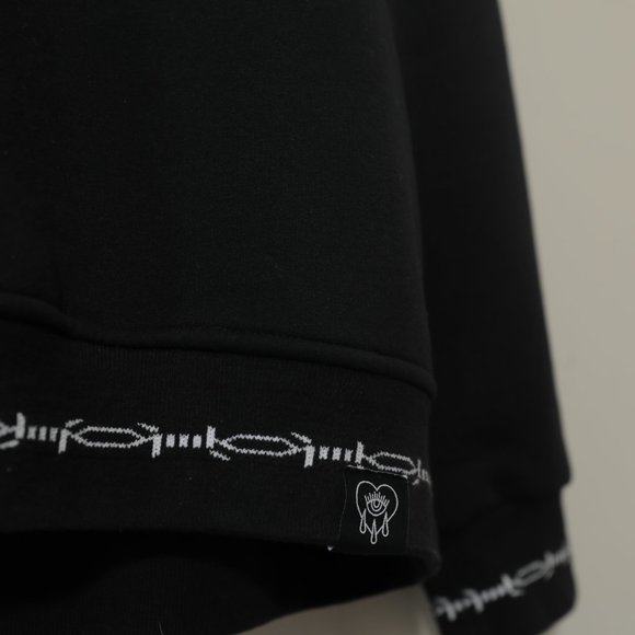 Bad Monday Barbed Cuff Black Crewneck Sweatshirt - Picture 3 of 10